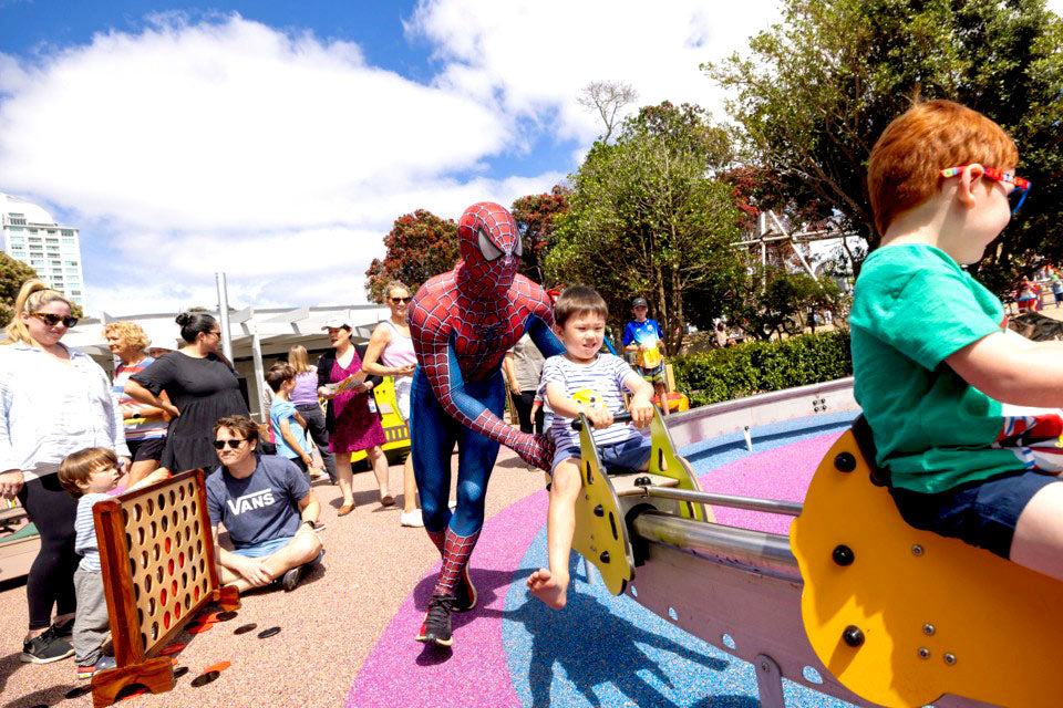 Spiderman Character Corporate entertainment Auckland